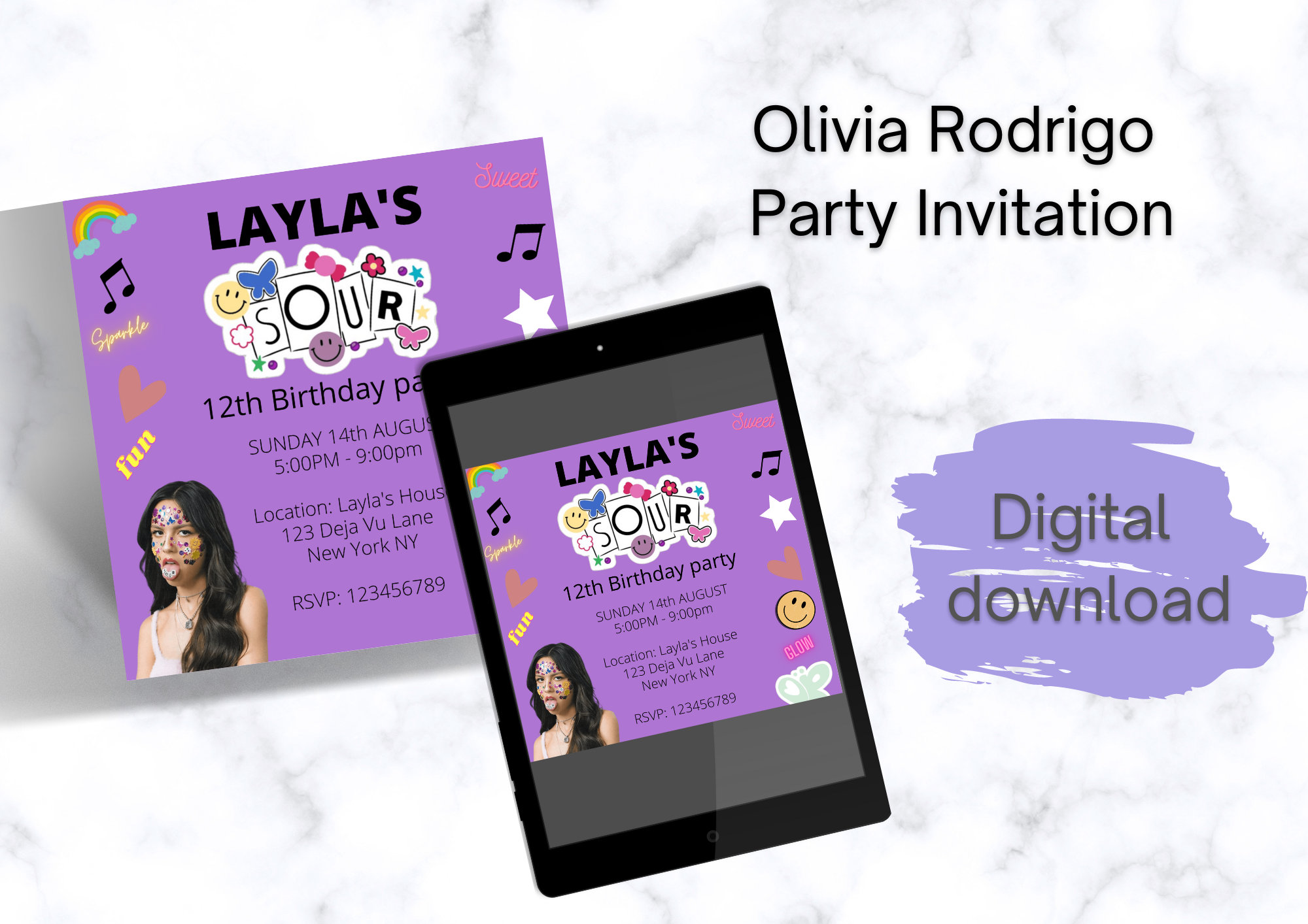 olivia-rodrigo-birthday-invitation-template-etsy