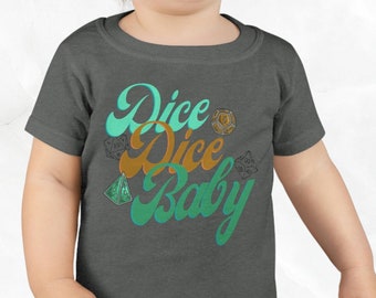 DnD// Dobbelstenen Baby // Peuter T-shirt