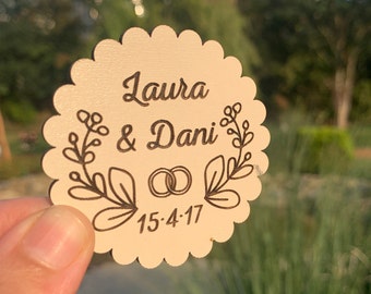 Wedding Favor, Gift Favor Magnet, Magnets Wooden, Wedding Gift, Magnet Favor for Guest, Backyard Favor, Save the Date,