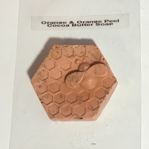 Honeycomb Soap - Orange & Orange Peel Cocoa Butter Soap