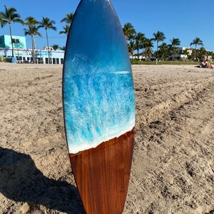 Ocean themed surfboard