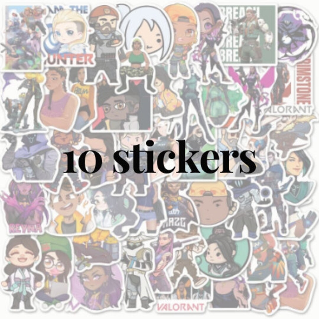 VALORANT Valorant Stickers Cute Valorant Stickers Riot Etsy