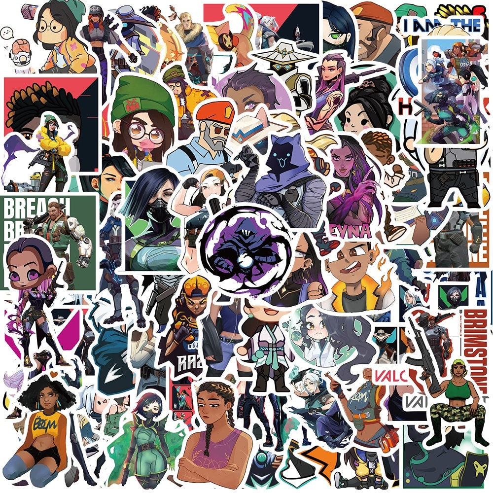 VALORANT Valorant Stickers Cute Valorant Stickers Riot Etsy