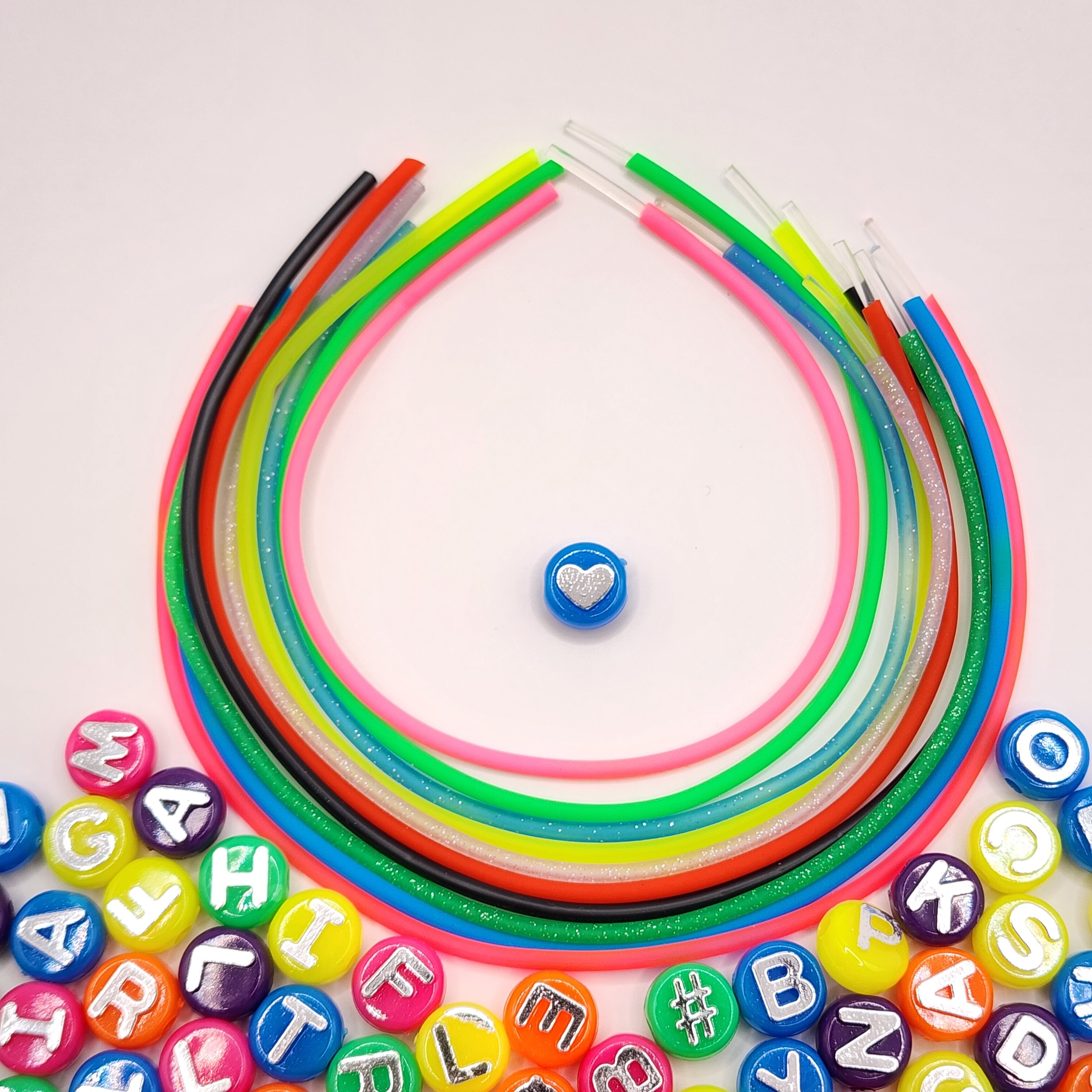 Create Your Own Jelly and Letter Bracelets Jar Kit neon Etsy