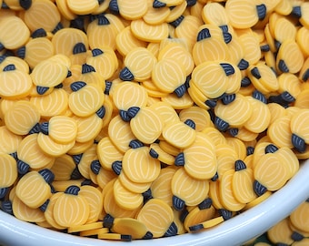 Pumpkin Polymer Clay Sprinkles, Fall Crafts, Slime Charms (10g)