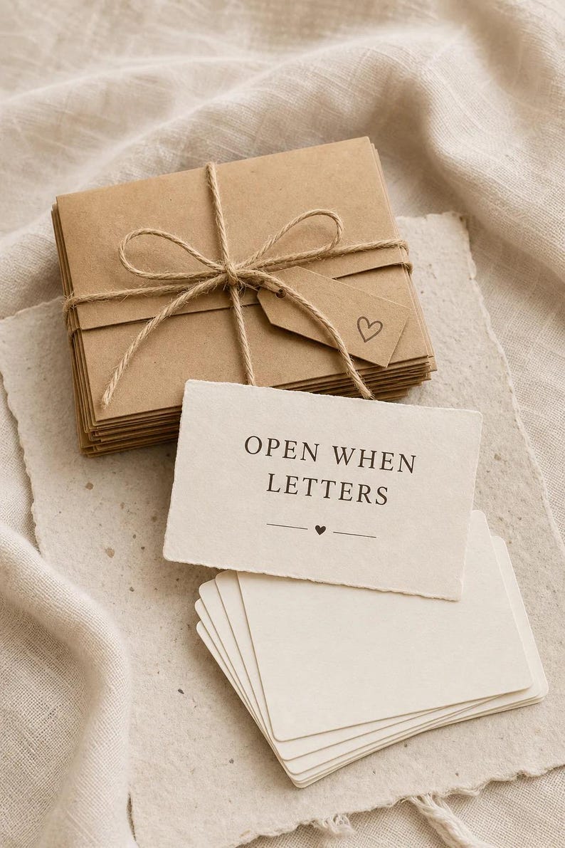 “Open When” Letter Set