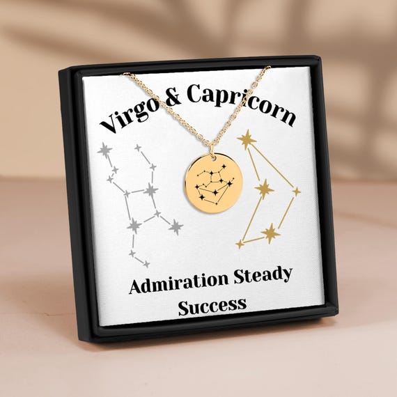 3Pcs Zodiac Sign Layered Choker Necklaces - Astrology Constellation Old English Letter Necklace Set For Women With Card