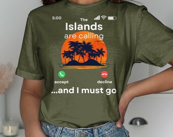 Tropical Sunset Palm Trees Graphic T-Shirt, Beach Sunset Silhouette Shirt, Vacation Summer Tee, Unisex