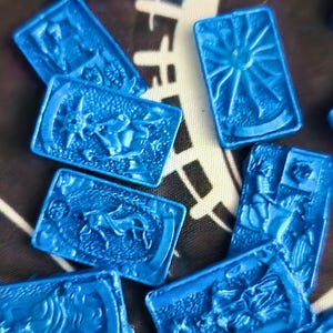 Mini Tarot Major Arcana Deck | Witchcraft Divination Altar Cards (Pocket Size)