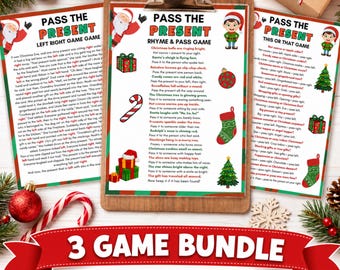 Échange de cadeaux, jeu de Noël amusant pour adultes et enfants, poème à partager, jeu d'échange de cadeaux, jeu pour la fête de Noël au bureau, échange de présents