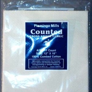 Cross Stitch Fabric Various Count