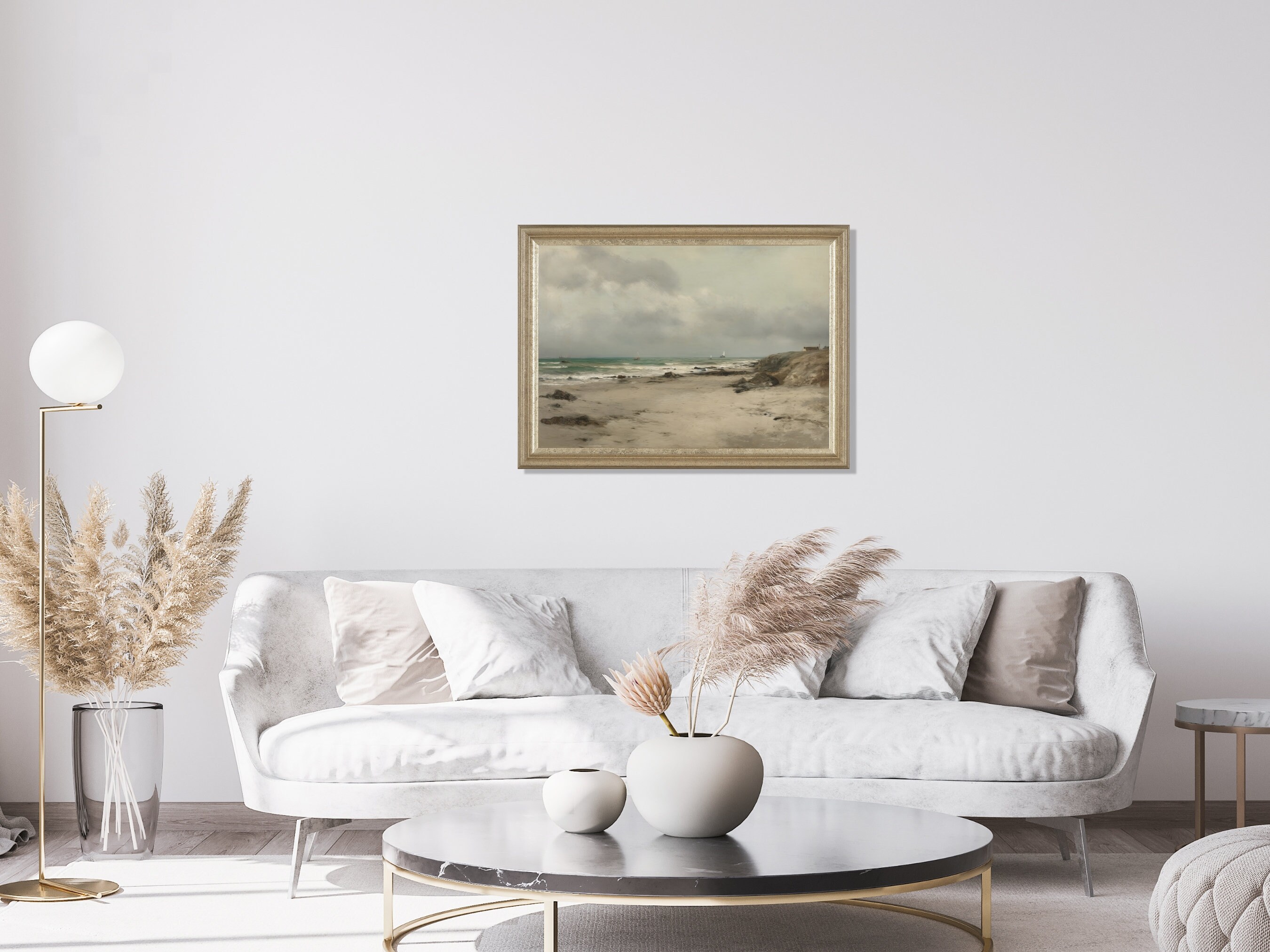 Vintage Style Wall Art, Beach House Wall Art Decor, Coastal Seaside ...