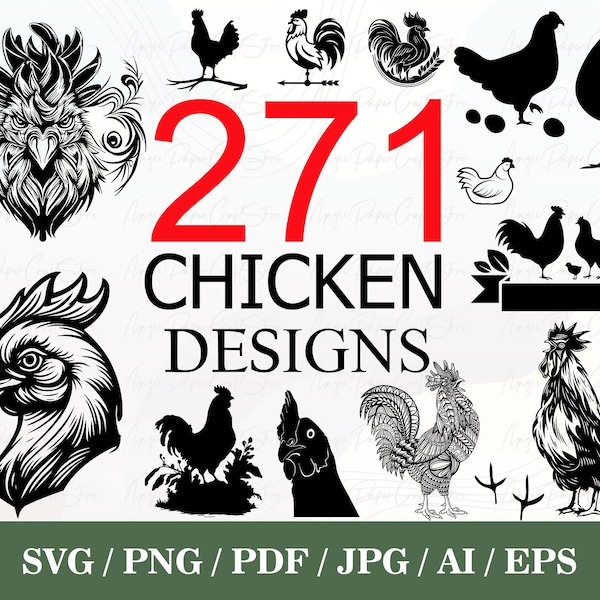 Chicken svg bundle hand drawn, chicken svg, rooster svg, chicken svg funny, crazy chicken lady svg, chicken whisperer svg, Hen Svg,