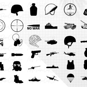 120 Military SVG Bundle Soldier SVG Army svg Military svg Military PNG Military Vector Military Cut Files Us Army svg image 6