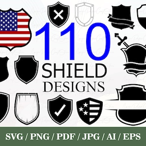 Shield SVG Bundle, Shield PNG Bundle, Shield png, Shield eps, Badge svg, Tags svg, Badges svg,  Shield vector, Shield cut files