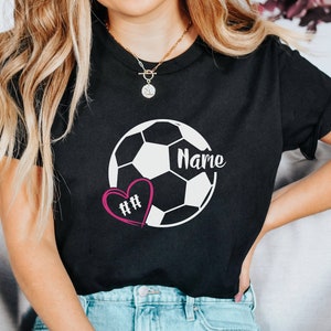 Custom Personalized Soccer Shirt, Soccer Gift, Soccer Mom T-Shirt, Soccer Player Name TShirt, Custom Athletic Shirt, Gift for Mom