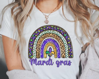 Mardi Gras Shirt, Mardi Gras Rainbow Shirt, Mardi Gras Celebration Shirt, Carnival Shirt, Festival Shirt, Fat Tuesday Shirt, NOLA Shirt