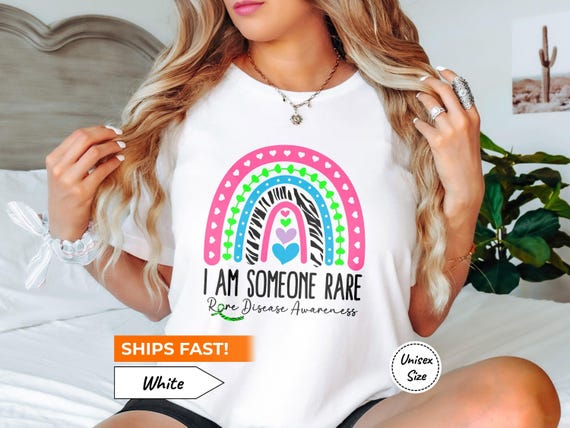 Rare Disease Awareness Shirt • I Am Someone Rare T-Shirt • Rare Disease Day Tshirt • Adult and Youth Size • Premium Soft Cotton Tee