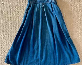 80's Vintage Calvin Klein Denim skirt