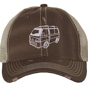 Japanese JDM Kei Van Trucker Hat,  Street Kei Van Cap, JDM Mini Van Baseball Cap