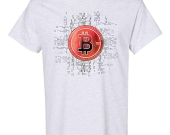 Bitcoin Logo Graphic T-Shirt | Crypto Currency Tee