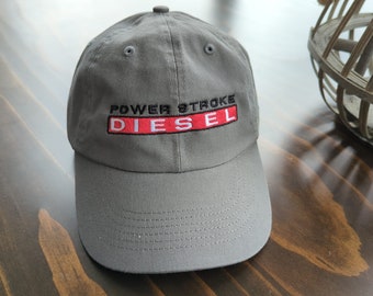 Power Stroke DIESEL Hat,  Diesel Hat, Ford Inspired Hat, Diesel Truck Hat, 7.3 Diesel Hat, 6.7 Diesel Hat, 6.4 Diesel, Diesel Gift