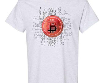 Bitcoin Logo T-shirt, BTC Graphic Tshirt, Crypto Currency Tee