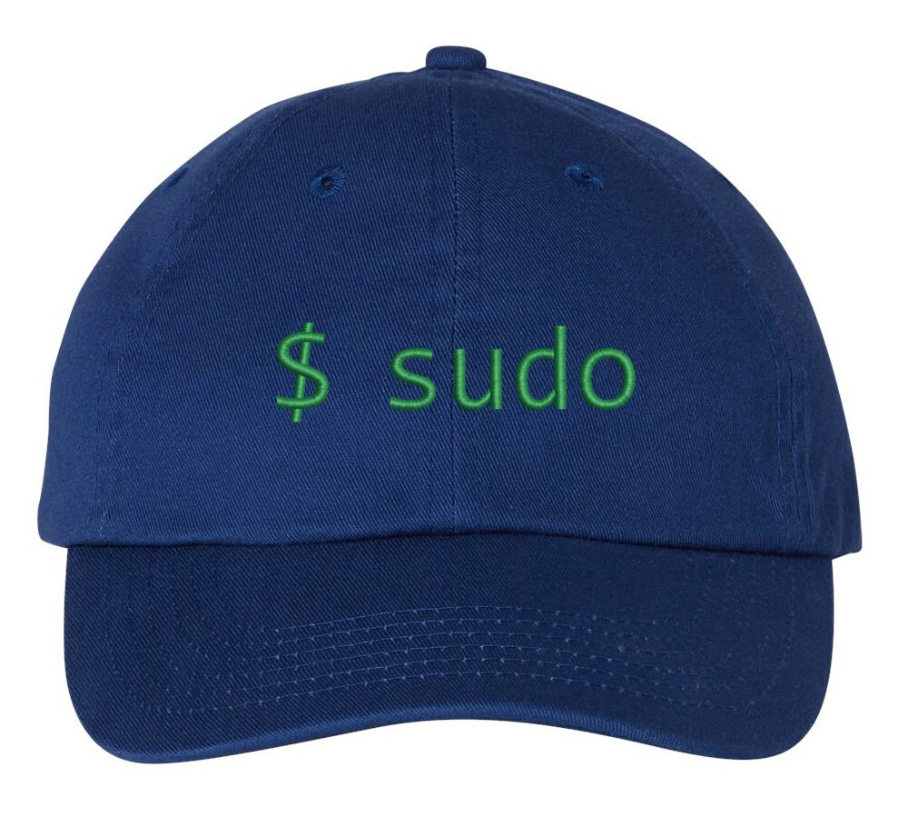Sudo linux hat linux command prompt hat linux admin hat etsy