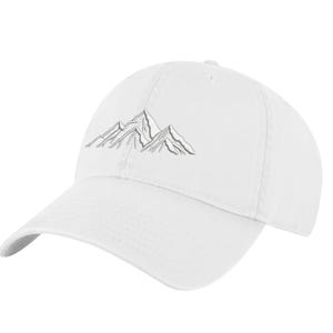 Mountain Hat – Embroidered Cotton Baseball Cap for Outdoor Adventure
