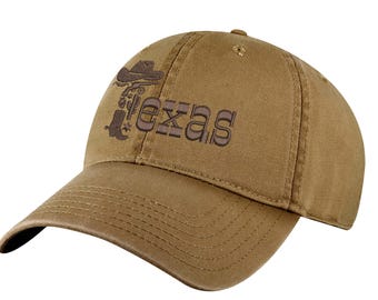 Texas Cowboy Hat - Wild West Embroidered TX Baseball Cap