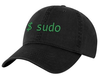 Sudo Hat – haftowana czapka z wierszem poleceń dla programistów i administratorów