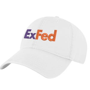 Gorra de béisbol ExFed: gorra parodia de FedEx para repartidores y trabajadores postales
