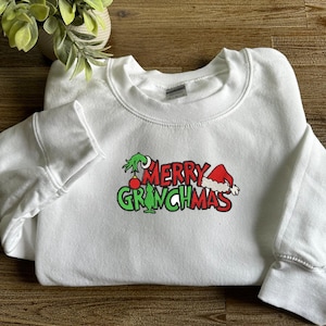 Feeling Grinchy Sweatshirt, Funny Holiday Sweater, Grinch Christmas Apparel, Holiday Humor, Christmas Sweater, Cozy Winter Sweater, Gift