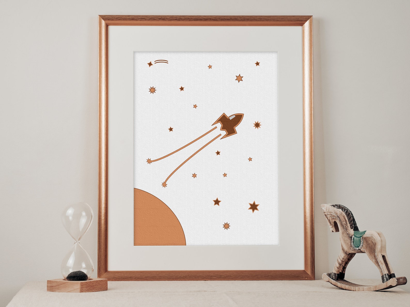 Rocket Ship Wall Art Space Ship Wall Art Printable Wall Art Etsy