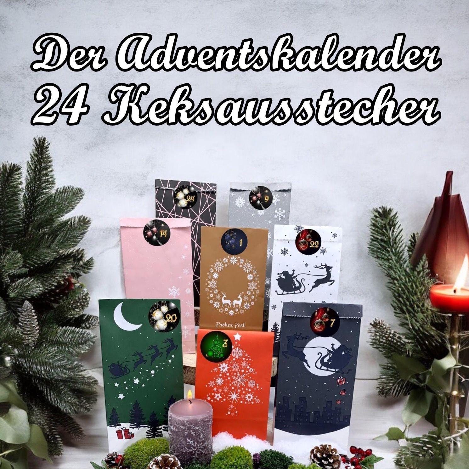 The Cookie Cutter Advent Calendar - 24 exclusive cookie cutters