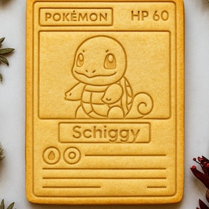 Pokémon Kakformar till samlarkort, set med 4 | Pikachu, Charmander, Bulbasaur och Squirtle | Bakkul för spelare och fans Schiggy
