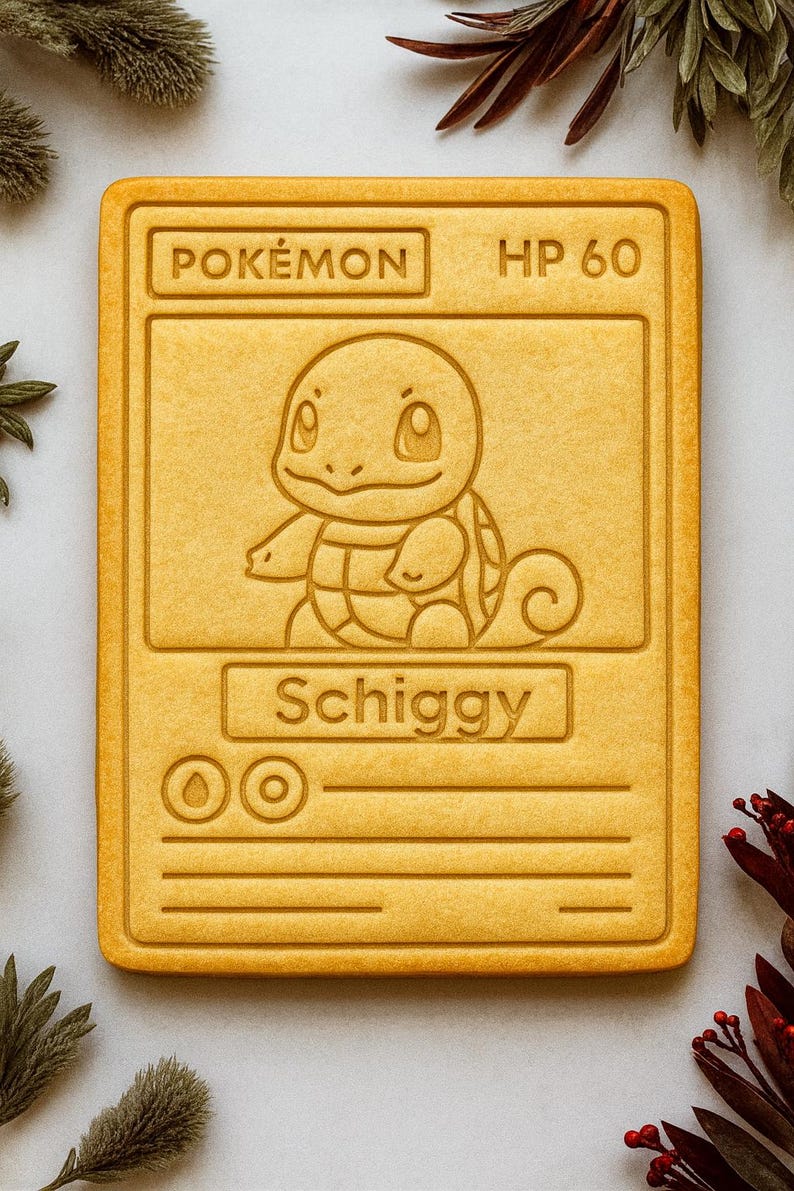 Pokémon Kakformar till samlarkort, set med 4 | Pikachu, Charmander, Bulbasaur och Squirtle | Bakkul för spelare och fans Schiggy
