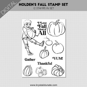 Digital Stamps | Holden&#39;s Fall Collection | Digital Scrapbook