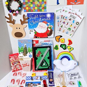 24 Day Christmas Elf Activity Kit: Games, Prank, Treats or stocking fillers