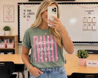 Teacher Grade Level Shirts, Comfort Colors Custom Grade Level Shirts, Teacher T-shirts, Teacher Team Shirts, School Apparel, Teacher Tee
