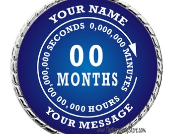 Custom Recovery Medallion - Dark Blue - Recovery Milestone - Program Neutral - AA, NA, GA