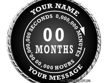 Custom Recovery Medallion - Black - Recovery Milestone - Program Neutral - AA, NA, GA