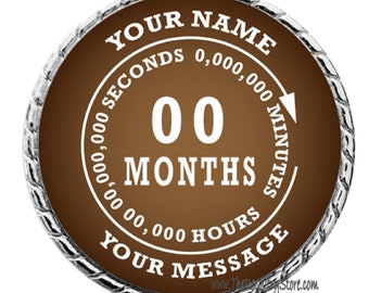 Custom Recovery Medallion - Brown - Recovery Milestone - Program Neutral - AA, NA, GA
