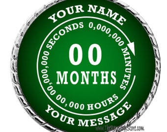 Custom Medallion - Green - Recovery Milestone - Program Neutral - AA, NA, GA