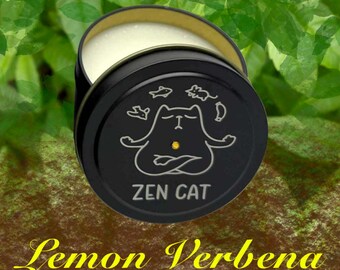 Lemon Verbena Soy 5oz Aromatherapy Candle - Recovery Gift for AA and NA - Sobriety Milestone