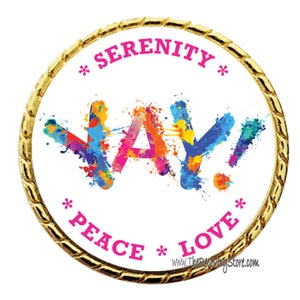 YAY! Yearly Recovery Medallion - Recovery Medallion - Program Neutral - AA, NA
