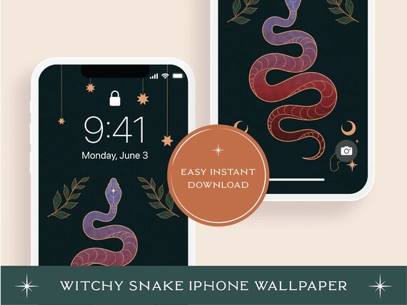 Witchy Snake iPhone Background | Aesthetic Wallpaper for iPhone
