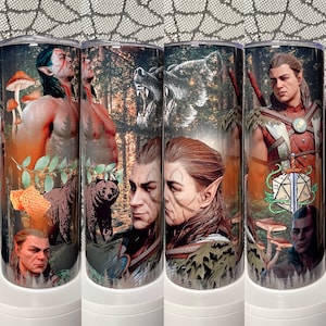 Halsin Inspired Baldur&#39;s Gate Insulated Tumbler | Halsin 20oz Tumbler