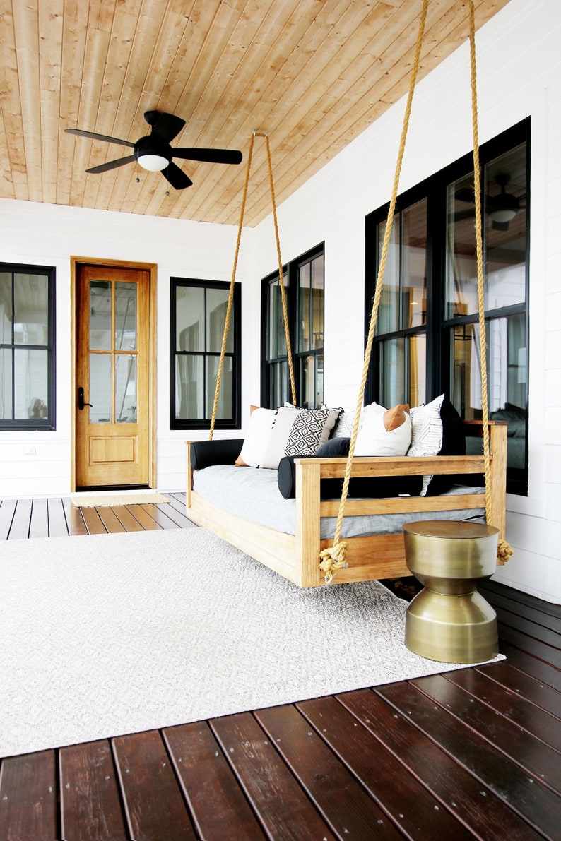 Classic Porch Swing Bed Plans Etsy