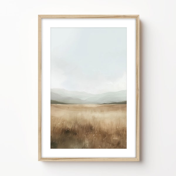 Framed Landscape Painting - Etsy